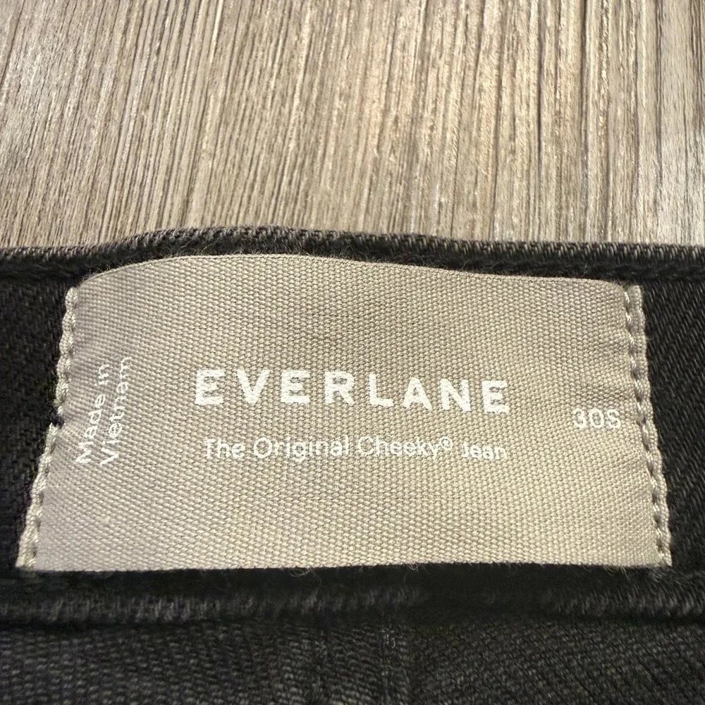 Everlane Womens 30 Short Original Cheeky Jean Faded‎ Black